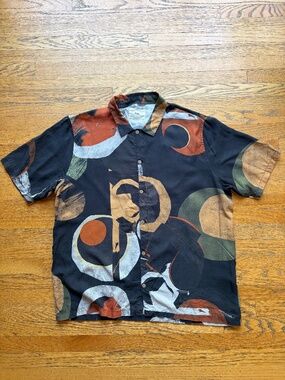 FOLK PRINTED SHIRT - MENS